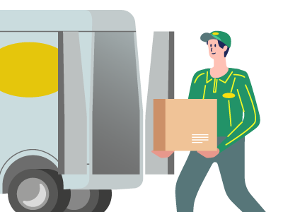 ヤマトが集荷にくる